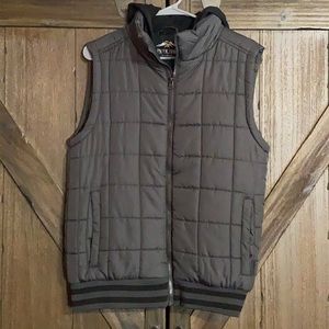 Puffy Hooded Vest